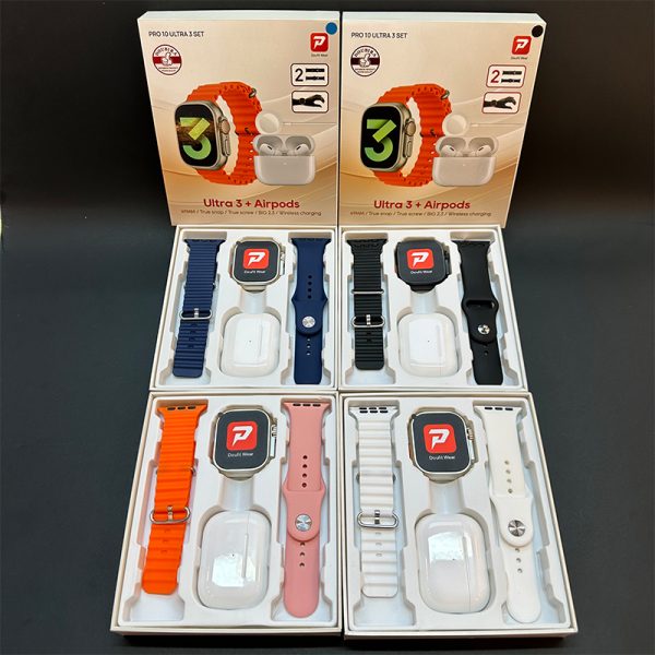 Pro 10 ULTRA 3 SET Smart Watch for Men Women Answer Make Calls 2.1" for Android iPhone Samsung Blood Oxygen Heart Rate Fitness Tracker Smartwatch - Image 6