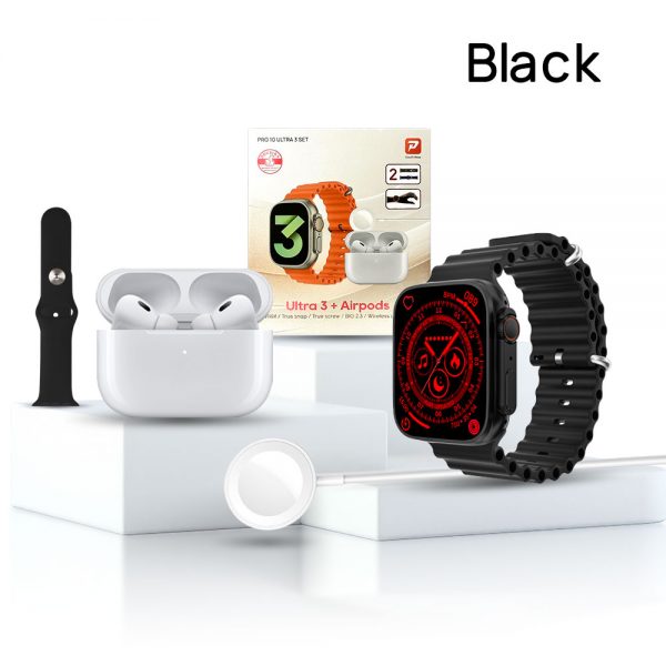 Pro 10 ULTRA 3 SET Smart Watch for Men Women Answer Make Calls 2.1" for Android iPhone Samsung Blood Oxygen Heart Rate Fitness Tracker Smartwatch - Image 3