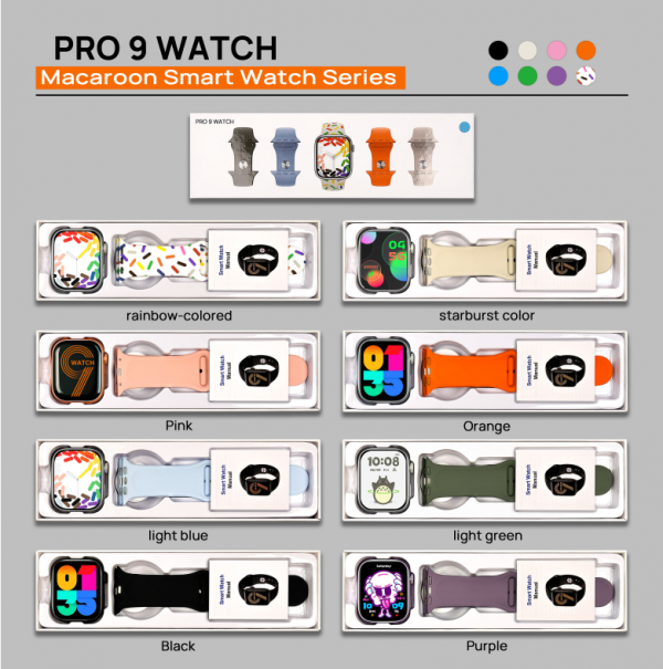 2.01inch Big Screen Pro 9 Watch 49mm Smart Watch Real Buckle Wireless Charging Game Sports Bluetooth Call Watch - Image 6