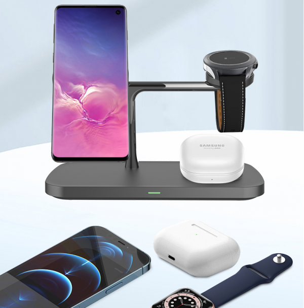 Qi2 Magnetic Fast Wireless Charger for iPhone Samsung AirPods iWatch Galaxy Watch Active 15W Fast Charging - Image 6