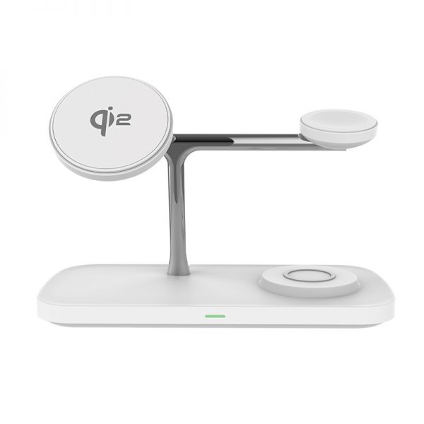 Qi2 Magnetic Fast Wireless Charger for iPhone Samsung AirPods iWatch Galaxy Watch Active 15W Fast Charging - Image 2