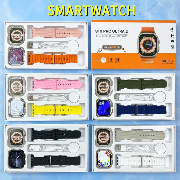 S10 PRO ULTRA IP67 Waterproof Sports Health Monitoring Call Game Bluetooth Photograph Music Smart Watch - Image 7
