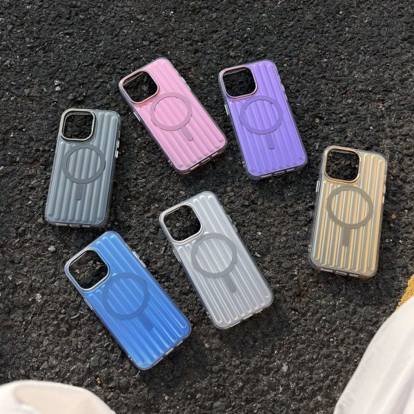for iPhone 14 15 16 Pro Max Cover Three-dimensional Suitcase Texture MagSafe Phone Case - Image 5