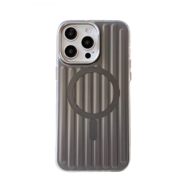 for iPhone 14 15 16 Pro Max Cover Three-dimensional Suitcase Texture MagSafe Phone Case