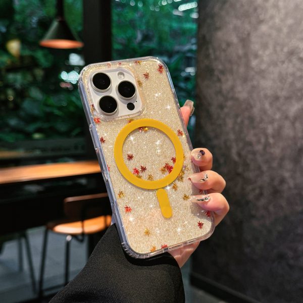 Summer Fresh Floral Magnetic Protective Case for iPhone 11 12 13 14 15 16 17 Phone MagSafe Case - Image 2