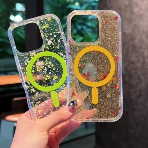 Summer fresh floral magnetic protective case
