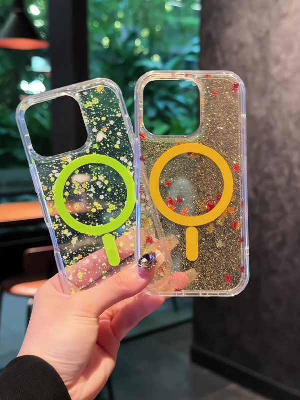 Summer fresh floral magnetic protective case