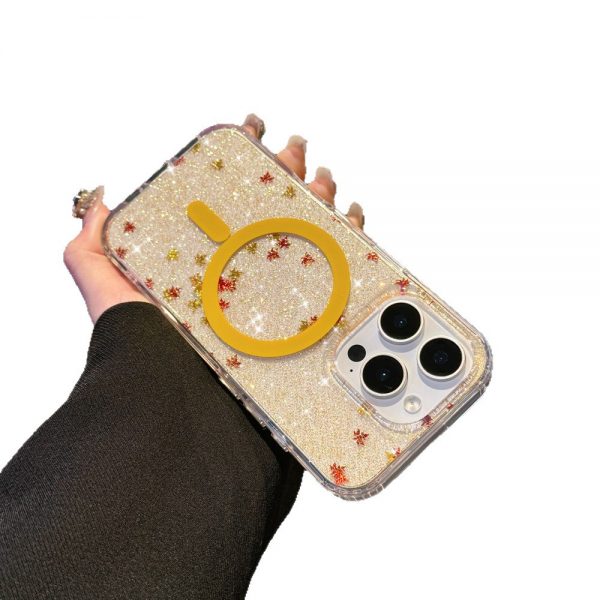 Summer Fresh Floral Magnetic Protective Case for iPhone 11 12 13 14 15 16 17 Phone MagSafe Case - Image 5
