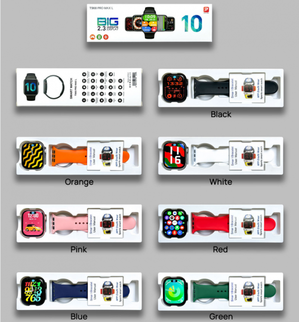 T900 Pro Max L Smart Watch Compatible Android IOS Phone 2.3" HD Big Screen SmartWatch - Image 7