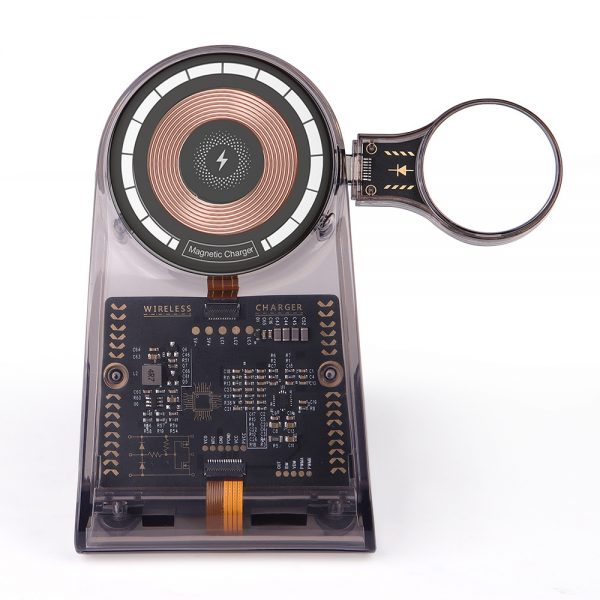Transparent 3 in 1 MagSafe Wireless Charger for iPhone 15 16 iWatch AirPods Multi-function Mobile Phone Stand - Image 2
