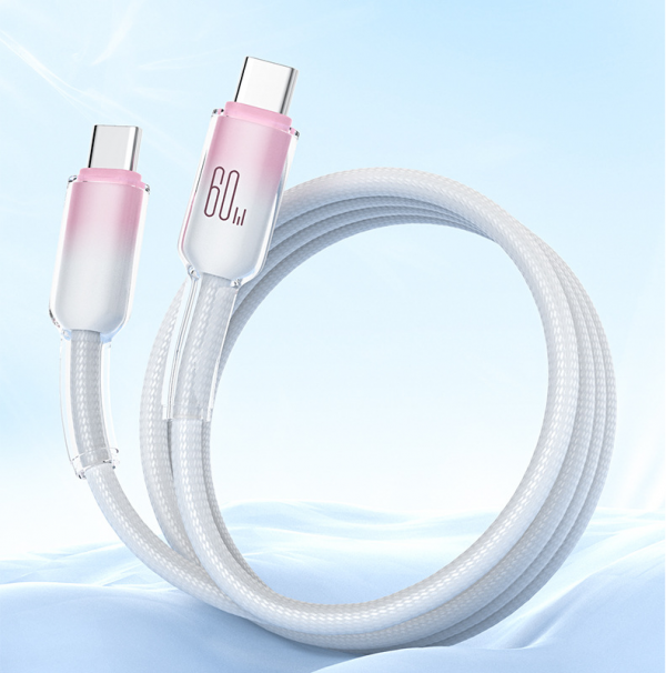 60W Ice Crystal Mobile Phone Fast Charging Cable Type-C to Type-C Data Cable for iPhone 16 Samsung Huawei - Image 7