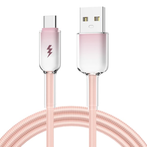 2A Ice Crystal Mobile Phone Fast Charging Cable USB to Type-C Data Cable for Android IOS Xiaomi Huawei - Image 4