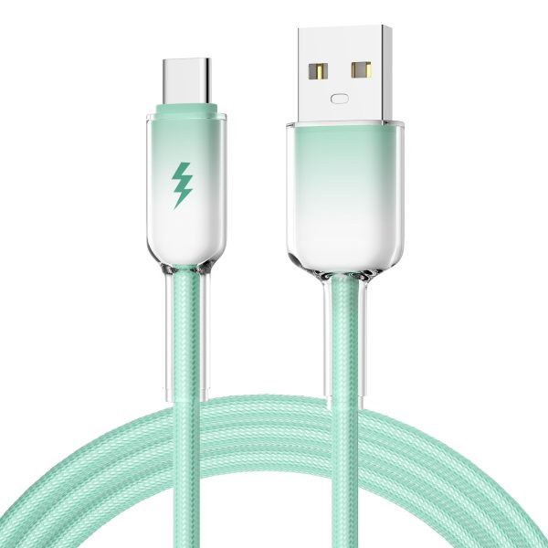 2A Ice Crystal Mobile Phone Fast Charging Cable USB to Type-C Data Cable for Android IOS Xiaomi Huawei - Image 3