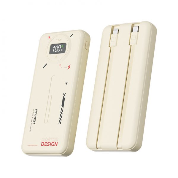 22.5W PD Fast Charging Come with Two-cable Power Bank 10000 20000 30000mAh Big Capacity Battery Pack Gift - Image 3