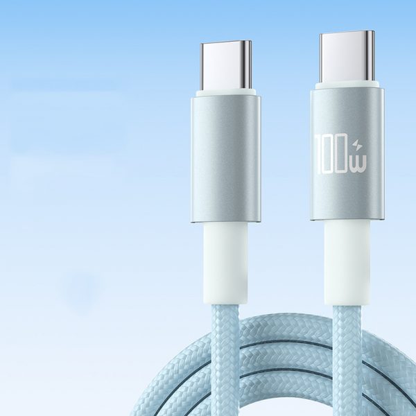 Dual Type C Fast Charging Mobile Phone Laptop Cable 100W USB-C to C Super Quick Charge Data Cable - Image 3