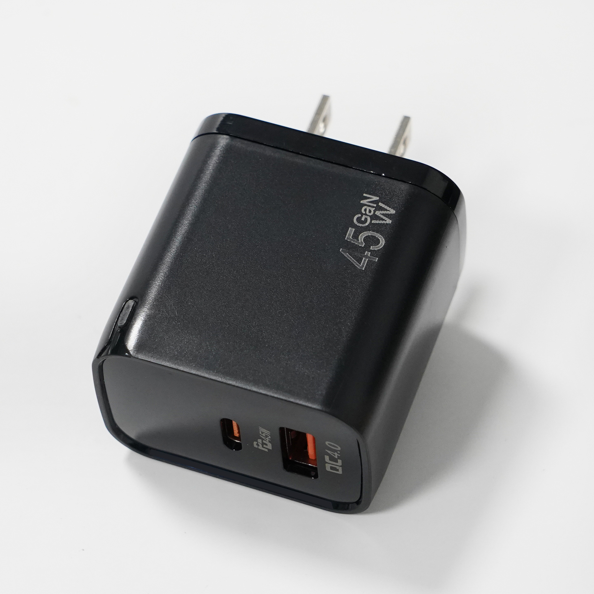 45W GaN Power Adapter Macaron USB-A + Type-C Fast Charger for iPhone Samsung Huawei Android Cube - Image 4