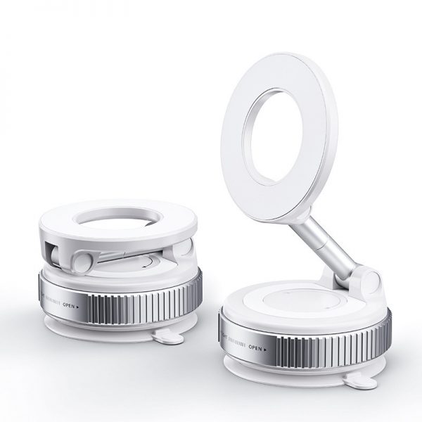Mobile Phone Car Mount Strong Magnetic Holder Desktop Glass 360 Degree Rotation Vacuum Suction Cup - Image 2