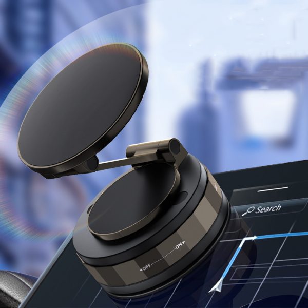 Car Navigation Mobile Phone Holder Vacuum Suction Cup Multifunctional Desktop Strong Magnetic Stand Bracket - Image 4