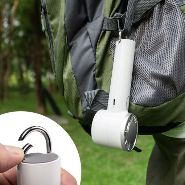Turbine Handheld Small Fan K56 Long Battery Life Ice Compress Outdoor Mountaineering Buckle Porable Fan - Image 4