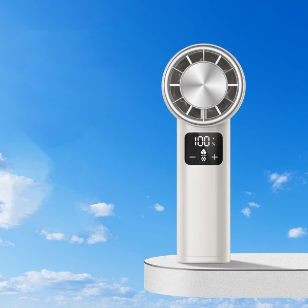 Semiconductor High-speed Cooling Fan F2 Desktop Handheld Outdoor Ice Portable Digital Display Small Fan - Image 6