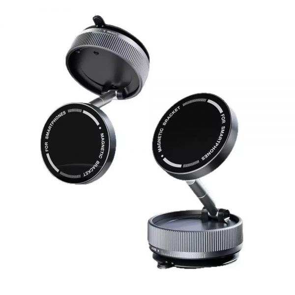 Car Vacuum Adsorption Magnetic Navigation Bracket 360 Degree Rotating Retractable Foldable Car Phone Holder - Image 2
