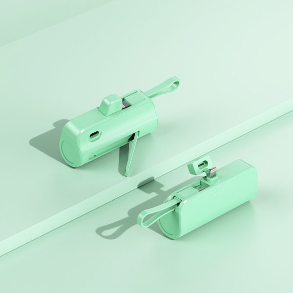 3000mAh 5000mAh 10000mAh Come with Type-C Lightning Cable Power Bank Mini Portable Gift Stand Power Bank - Image 4