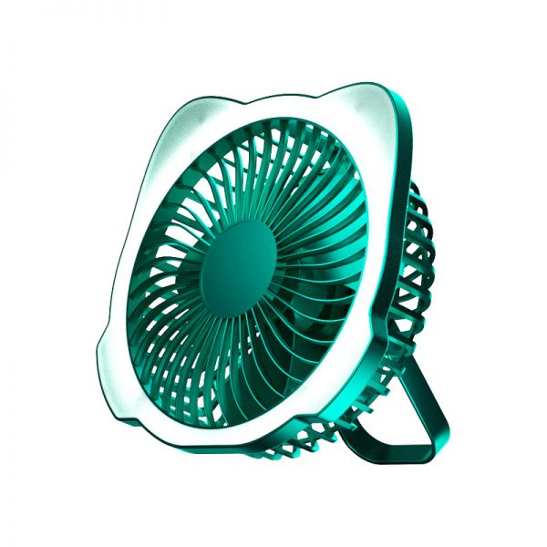 6 inch Brushless Fan Y33 USB Charging Desktop Outdoor Wall-mounted Strong Wind Force Night Light Five Speed Fan - Image 3