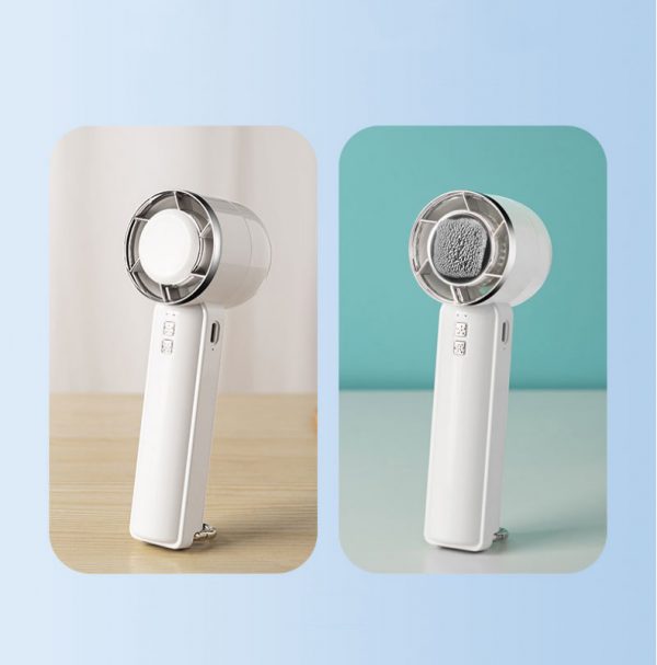 Refrigeration Handheld Fan K55 Outdoor Charging Mountaineering Buckle Portable Fifth-speed  Wind Speed Small Fan - Image 6