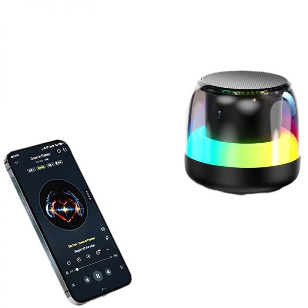 New BT5.3 Wireless Speaker Outdoor Portable Mini RGB Luminious Small Long Battery Life Speaker - Image 6