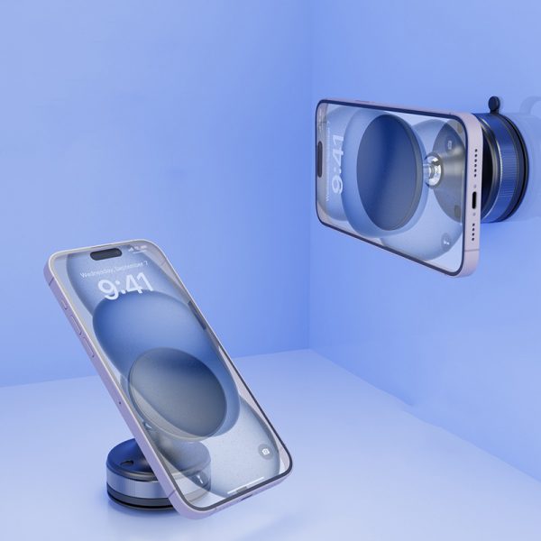 Magnetic Mobile Phone Holder T29 MagSafe Vacuum Suction Cup Stand 360 Degree Rotation Desktop Wall Lazy Bracket - Image 6