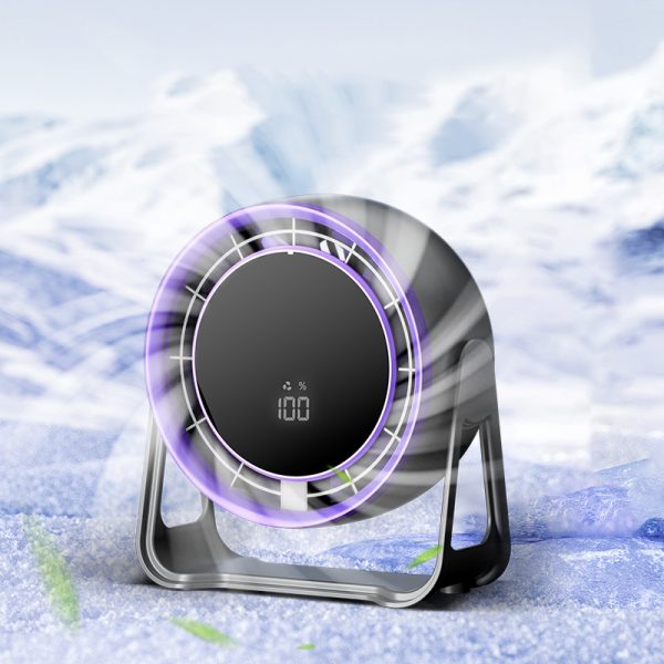 Y30 Desktop Circulation Fan 100 Gears Digital Display USB Charging High Speed Outdoor Wall-mounted Table Fan - Image 4